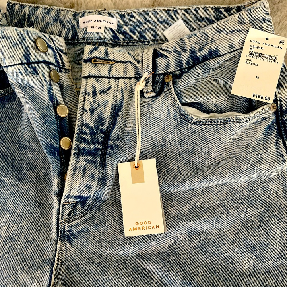 Good American Jeans Style GoodBoy NWT Size 12